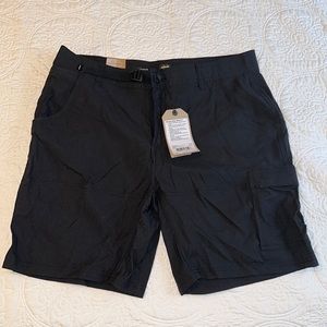Prana Zion Short II, Black, Men’s, 34x8